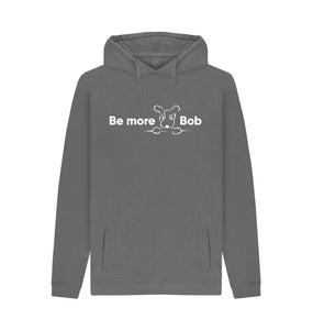 Slate Grey Be More Bob Men's Relaxed Fit Hoody
