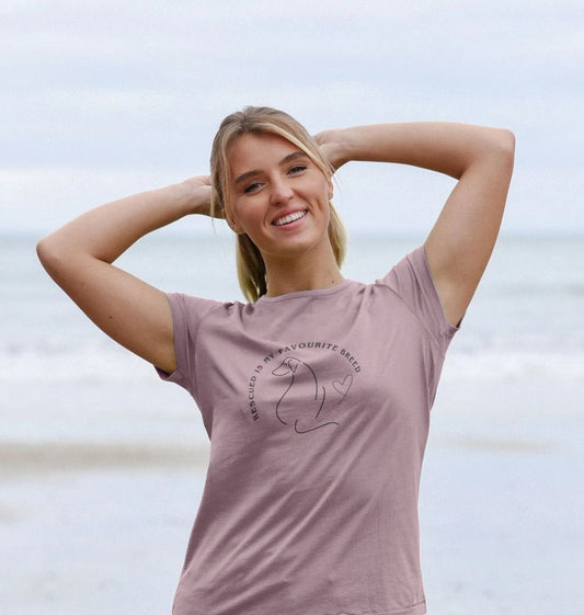 Rescued is my favourite breed - Women's T-Shirt