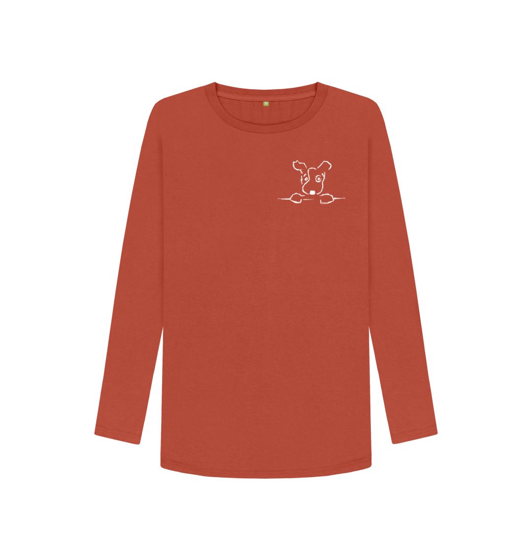 Rust Be More Bob women's long sleeve tshirt