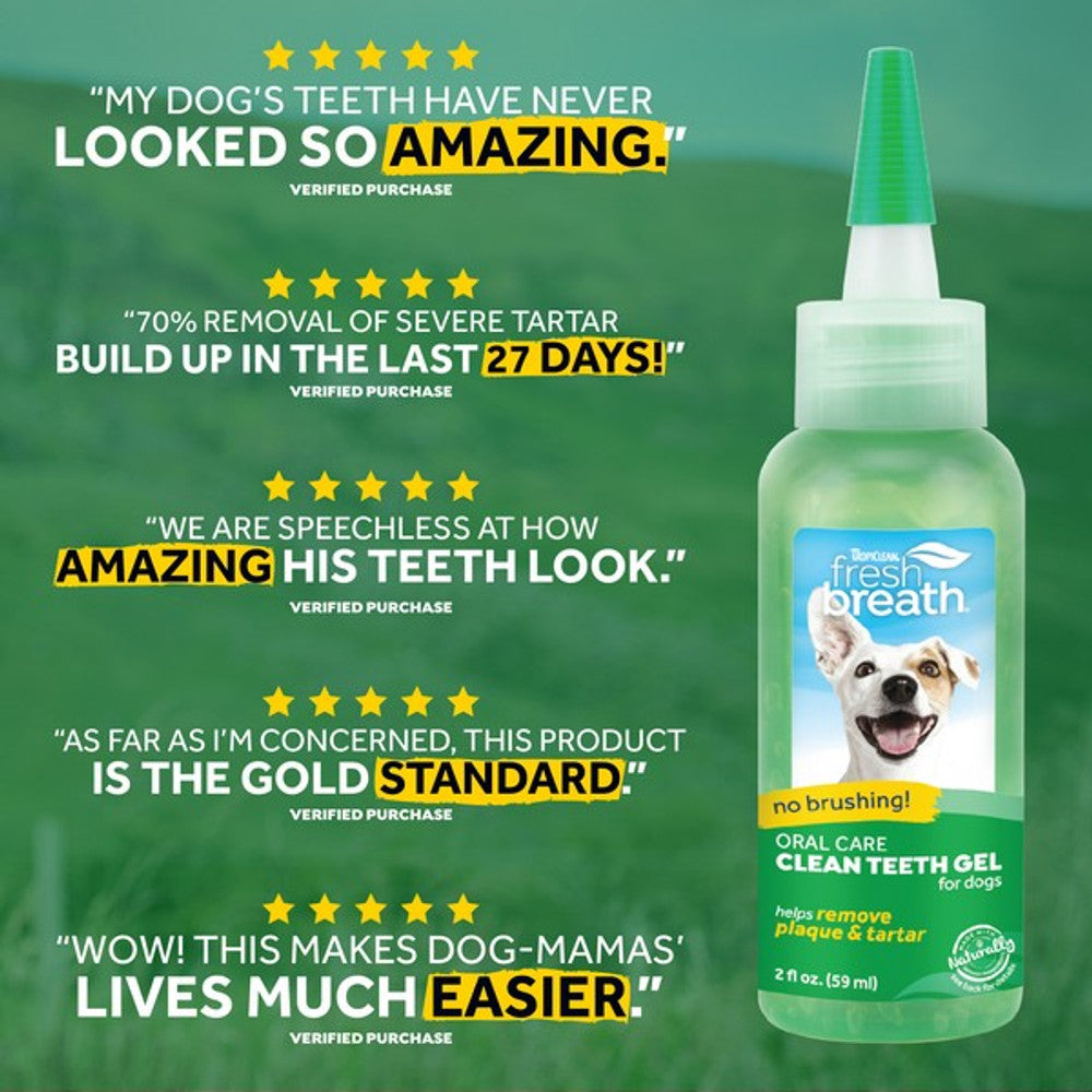 Tropiclean Fresh Breath Clean Teeth Gel