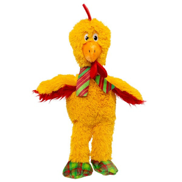 KONG Holiday Knots Chicken Dog Toy | Medium/Large | Christmas
