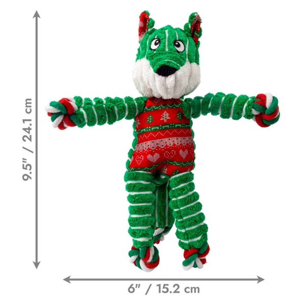Kong Holiday Floppy Knots Fox