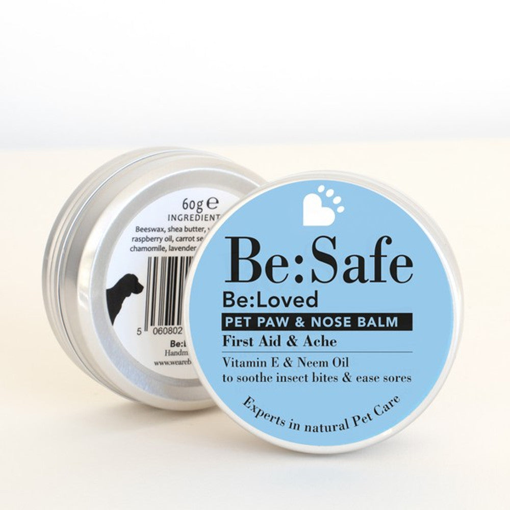 BeLoved Be Safe Pet Paw Balm First Aid and Ache