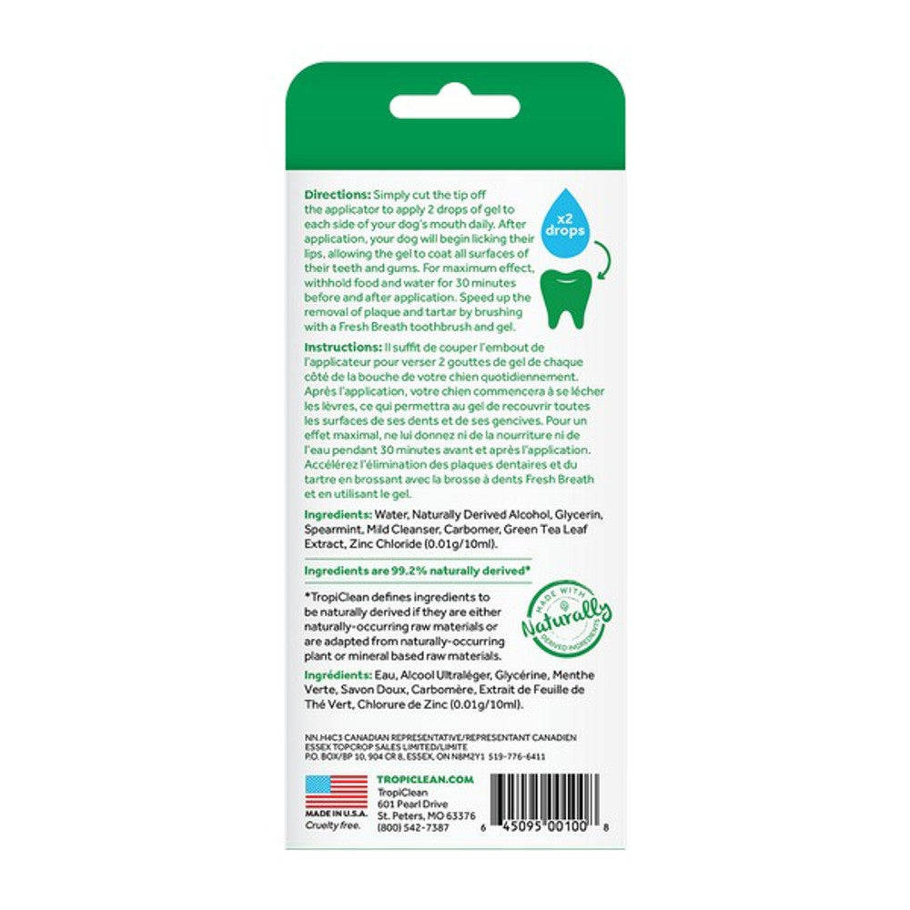 Tropiclean Fresh Breath Clean Teeth Gel
