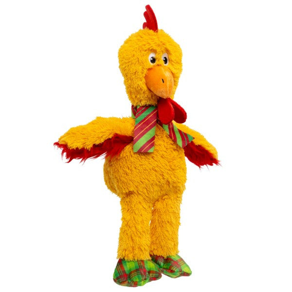 KONG Holiday Knots Chicken Dog Toy | Medium/Large | Christmas