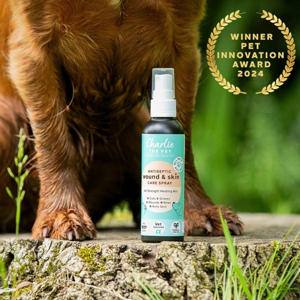 Charlie The Vet Antiseptic Wound & Skin Care Spray for All Animals 100ml