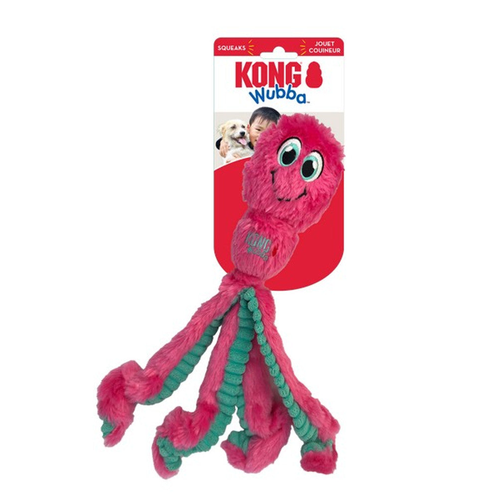KONG Wubba Octopus - assorted colours