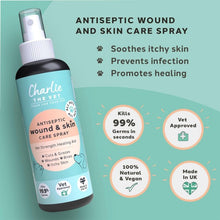 Load image into Gallery viewer, Charlie The Vet Antiseptic Wound &amp; Skin Care Spray for All Animals 100ml