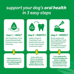 TropiClean Oral Care Kit for Dogs 59ml