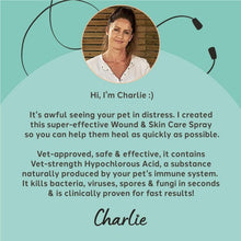 Load image into Gallery viewer, Charlie The Vet Antiseptic Wound &amp; Skin Care Spray for All Animals 100ml