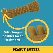 Load image into Gallery viewer, Petello Nobblys Tough Brush Peanut Butter