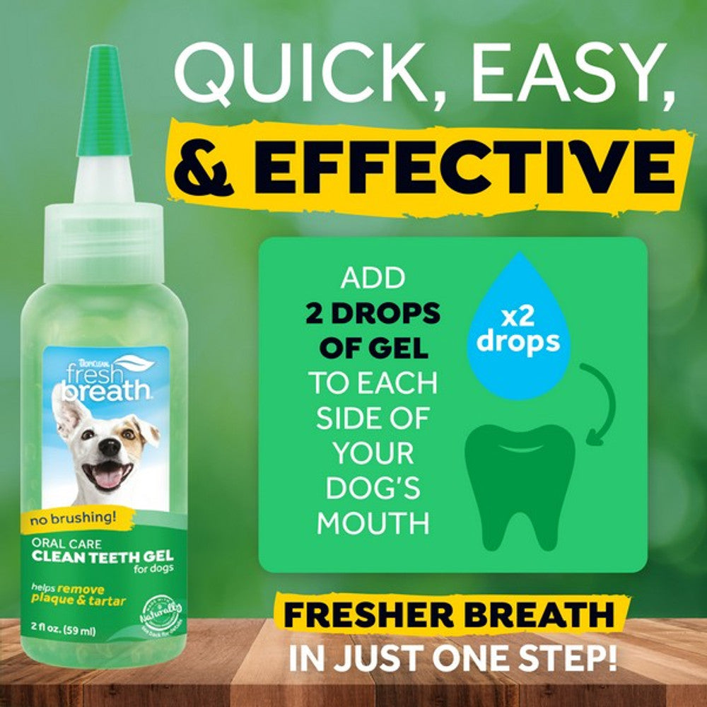 Tropiclean Fresh Breath Clean Teeth Gel