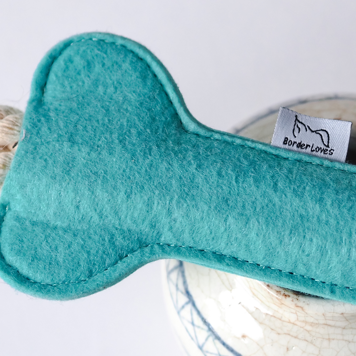 Wool Bone and Felt Rope Toys