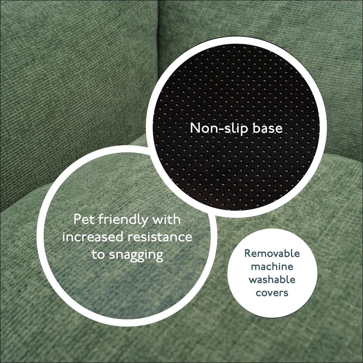 The Ultimate - Eco Friendly Orthopaedic Luxury Dog Bed, Sage Green