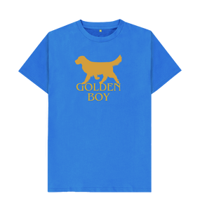 Bright Blue Golden Boy T-Shirt
