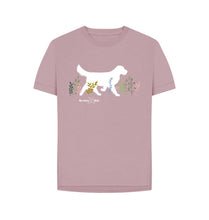 Load image into Gallery viewer, Mauve Women&#39;s relaxed fit t-shirt - Golden Walks