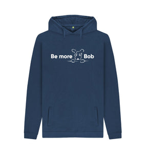 Navy Be More Bob Men's Relaxed Fit Hoody