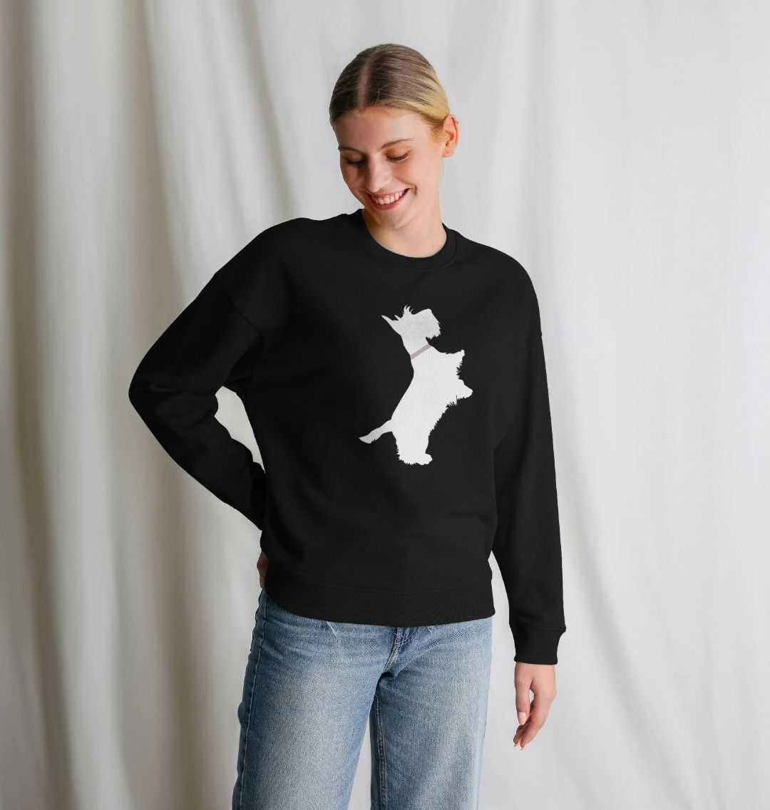 Westie Oversized Relaxed Sweatshirt