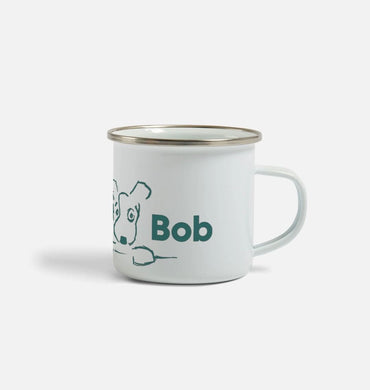 Be More Bob enamel mug