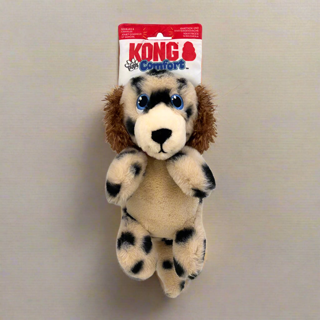 kong spot plush dog toy