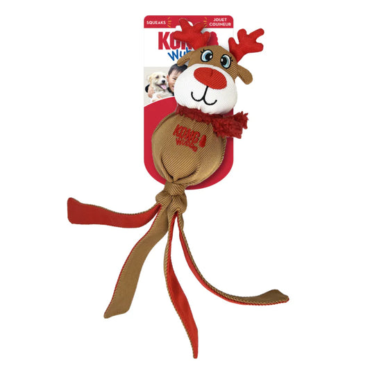 Kong Holiday Wubba Santa Reindeer