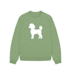 Sage Mini Poodle Oversized Sweatshirt