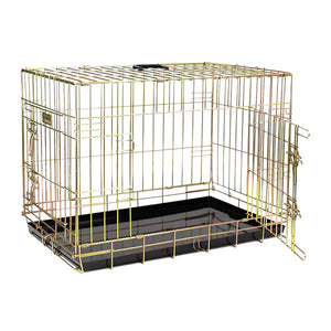 Lords & Labradors Heavy Duty Iridescent Gold Deluxe Dog Crate
