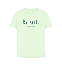Load image into Gallery viewer, Pastel Green Women&#39;s Relaxed Fit T-Shirt - Be Kind