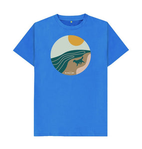 Bright Blue Be More Bob T-Shirt - beach life