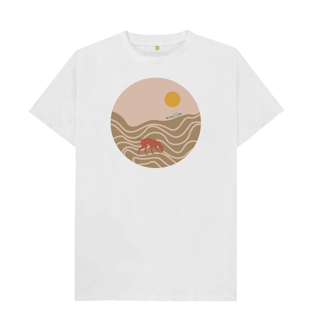 White Be More Bob T-Shirt - On the scent