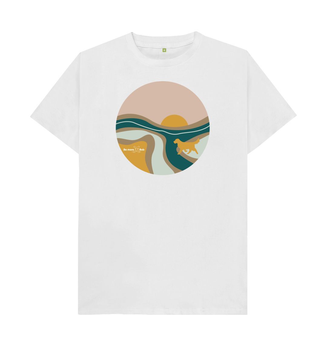 White Be More Bob T-Shirt - Follow Me