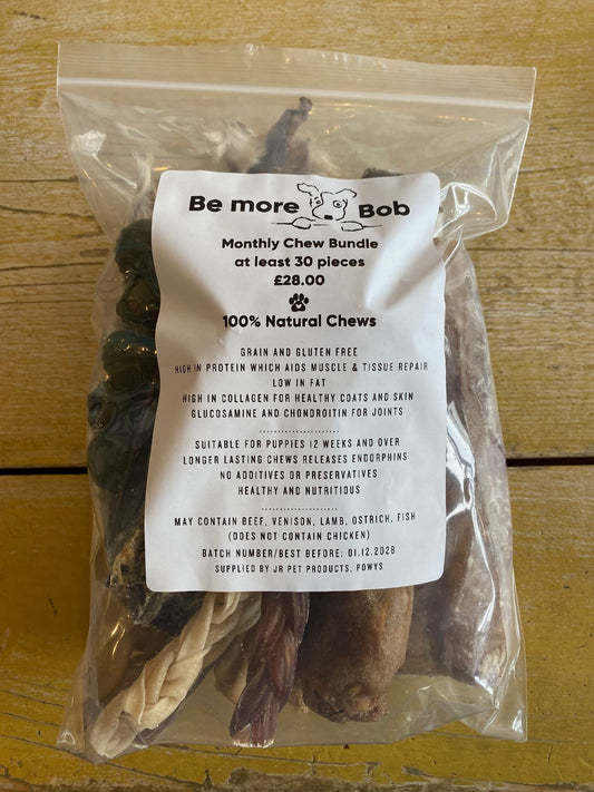 monthly chew bundle for dogs