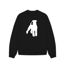 Load image into Gallery viewer, Black Airedale Oversized Sweatshirt