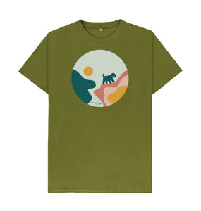 Moss Green Be More Bob T-Shirt - going my own way