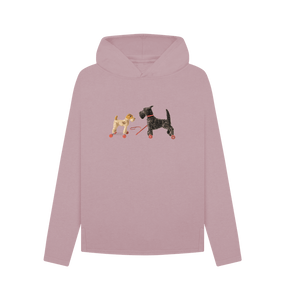 Mauve Scottie & Foxy Adventures - Relaxed Hoody