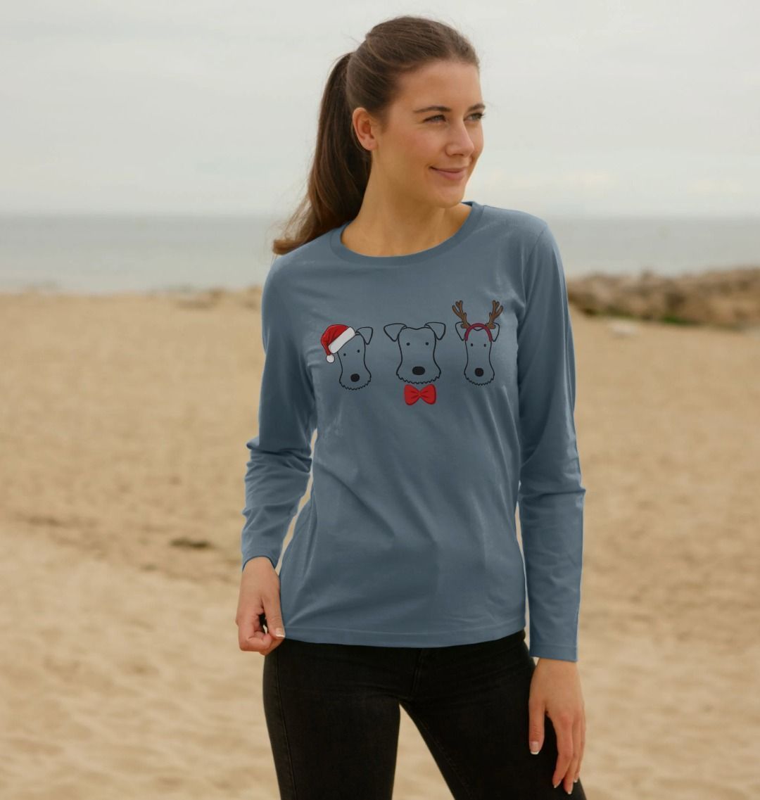 Foxy Christmas! Long Sleeve Tshirt