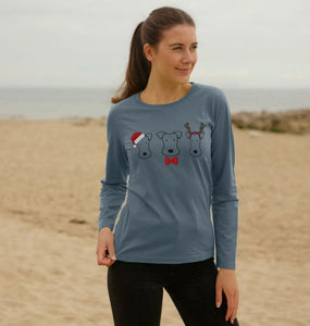 Foxy Christmas! Long Sleeve Tshirt