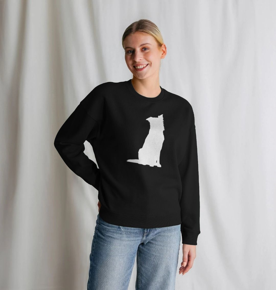 Border Collie Oversized Sweatshirt
