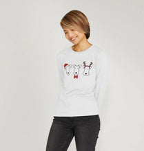 Load image into Gallery viewer, Foxy Christmas! Long Sleeve Tshirt