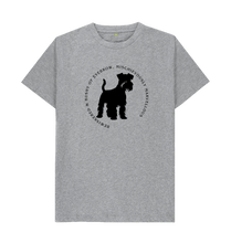 Load image into Gallery viewer, Athletic Grey Bewiskered Schnauzer T-Shirt