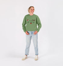 Load image into Gallery viewer, Foxy Christmas! Slouchy Sweatshirt