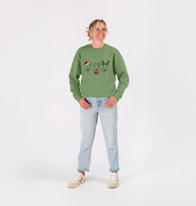 Foxy Christmas! Slouchy Sweatshirt