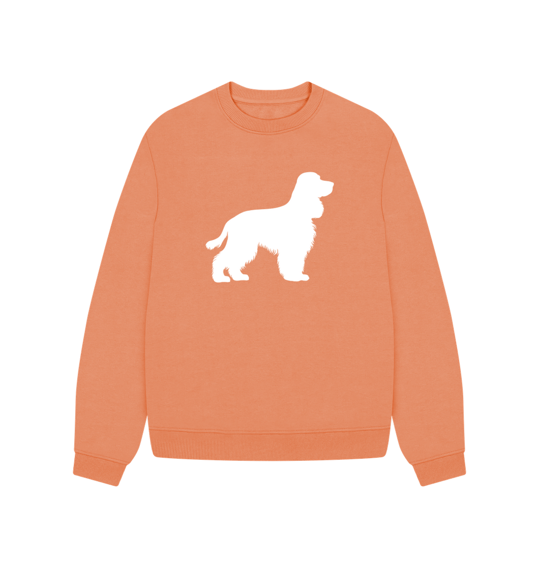 Apricot Spaniel Oversized Sweatshirt