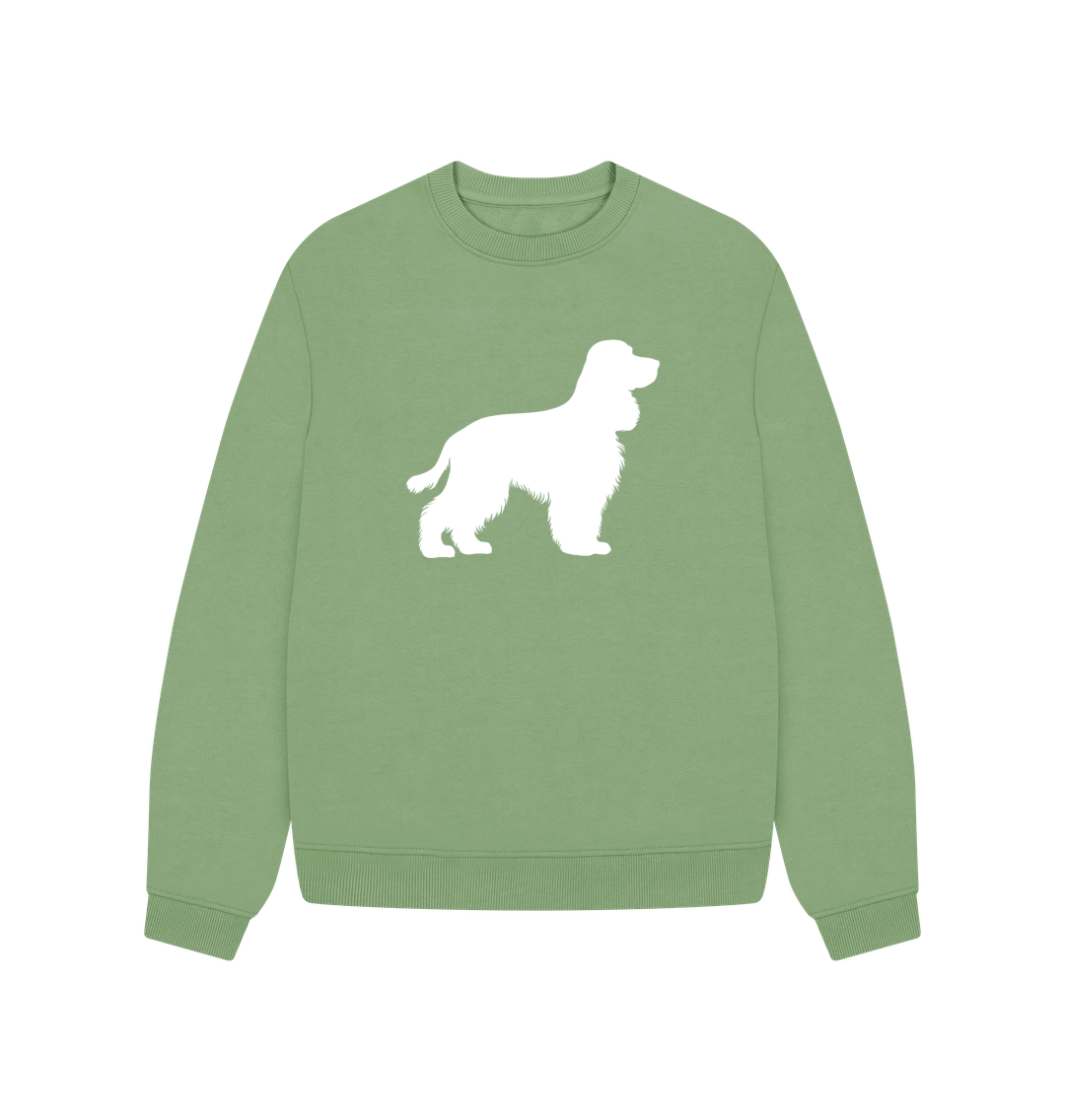 Sage Spaniel Oversized Sweatshirt