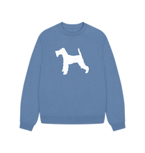 Load image into Gallery viewer, Solent Wire Fox Terrier Oversized Sweatshirt