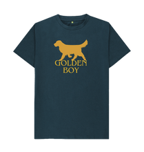 Load image into Gallery viewer, Denim Blue Golden Boy T-Shirt