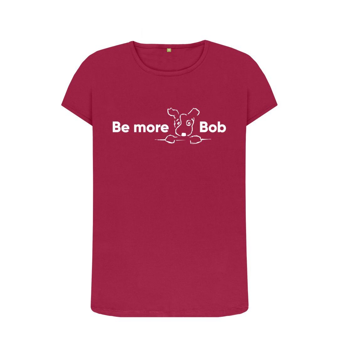 Cherry Be More Bob women's crew neck t-shirt