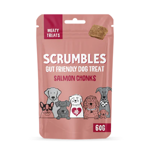 Scrumbles Salmon Chonks: Fish Dog Treats