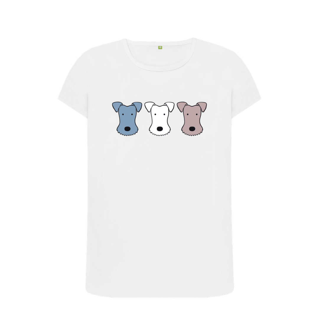 White Foxy! Fox Terrier T-Shirt