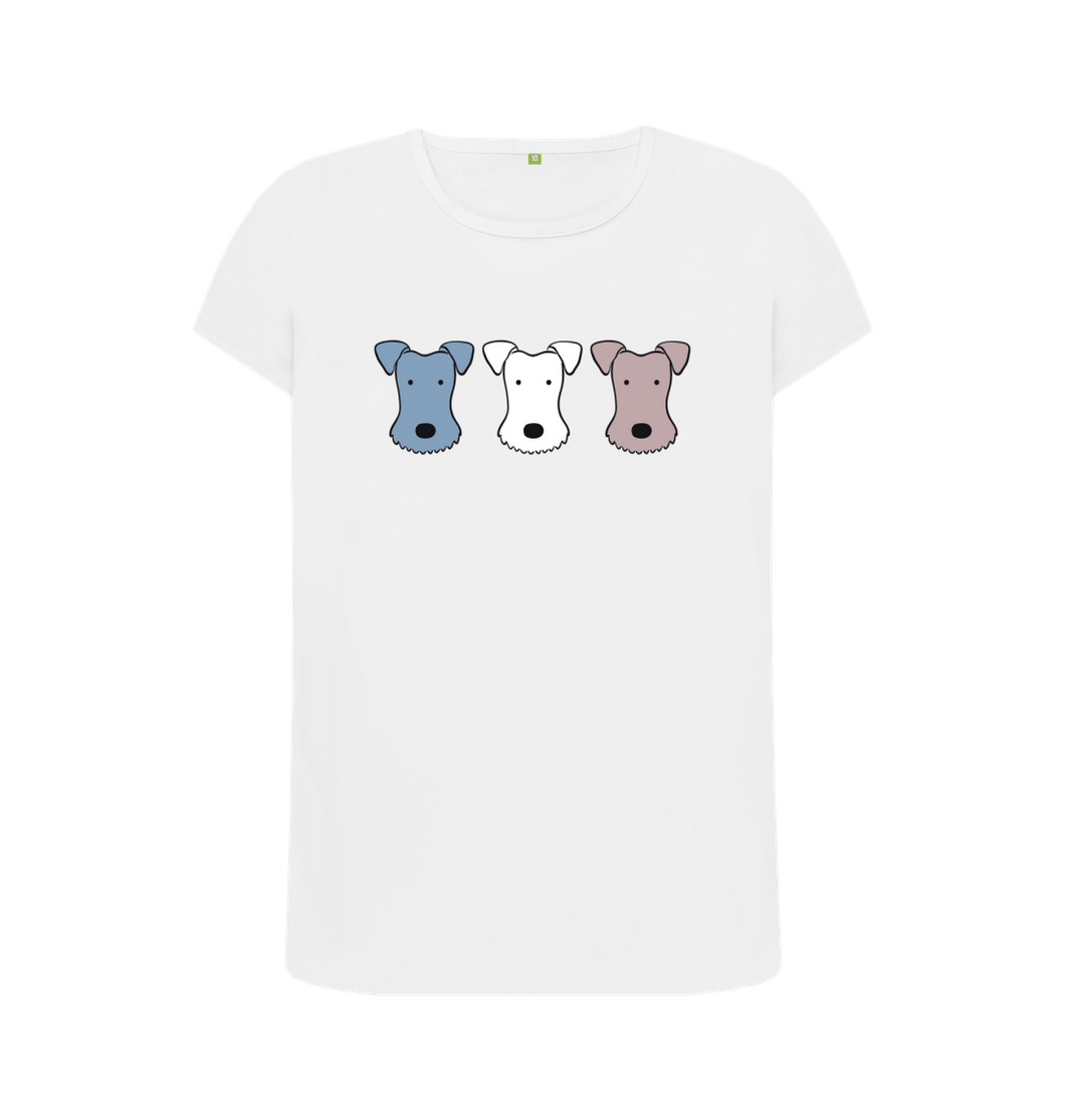 White Foxy! Fox Terrier T-Shirt